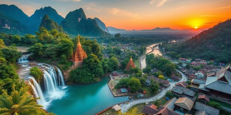 Thai Airways Laos office in Asia